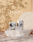 purity natural scented candle